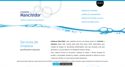 Desktop Screenshot of limpiezasmancisidor.com