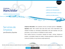 Tablet Screenshot of limpiezasmancisidor.com